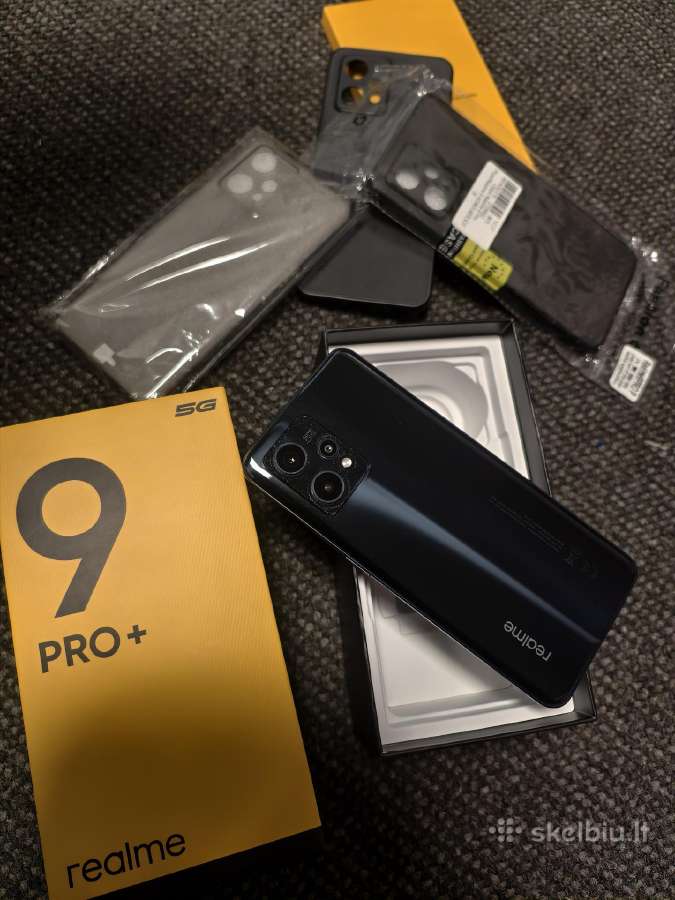 Telefonas Realme 9 Pro + (plus) ir dėkliukai - nuotraukos Nr. 6