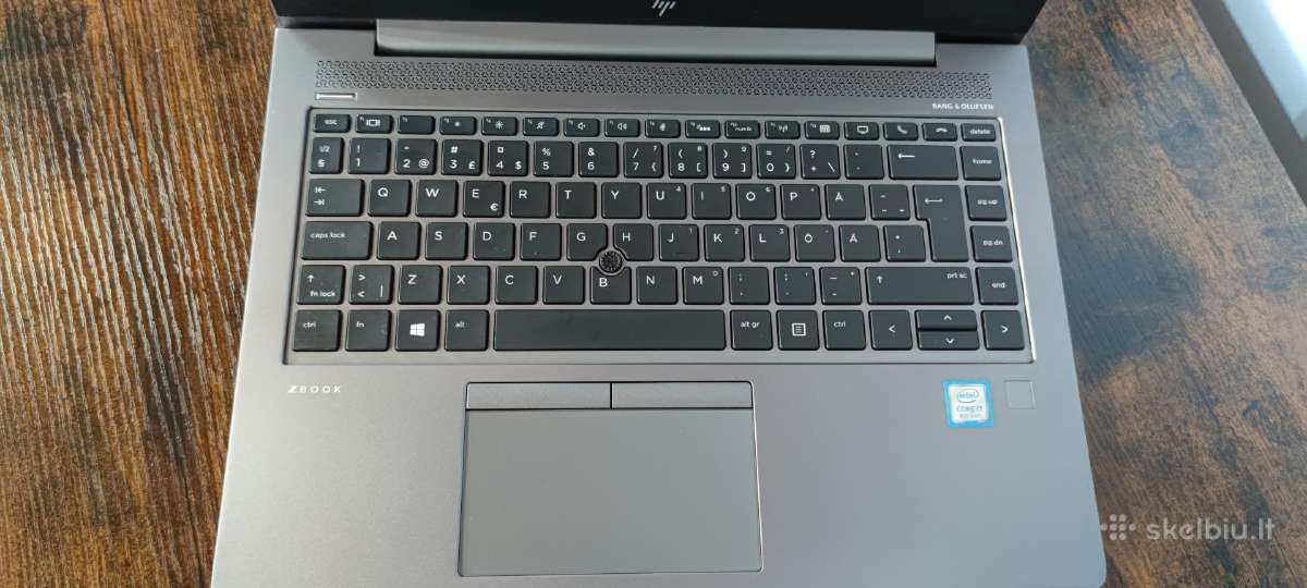 Hp Zbook G6, i7, 16gb RAM, 512gb SSD - nuotraukos Nr. 4