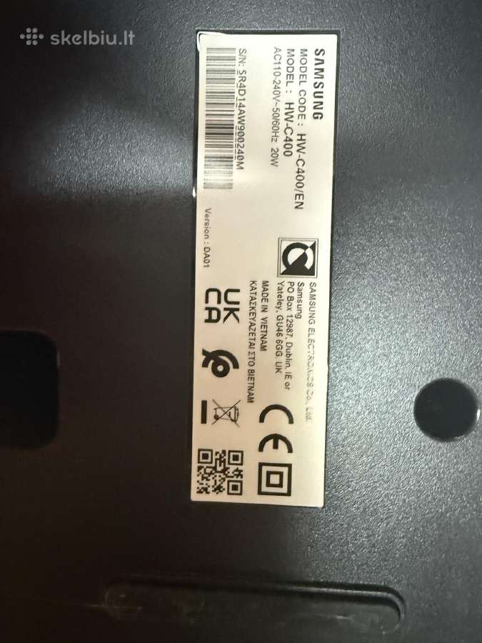 Samsung garso sistema Hw-c400 - nuotraukos Nr. 5