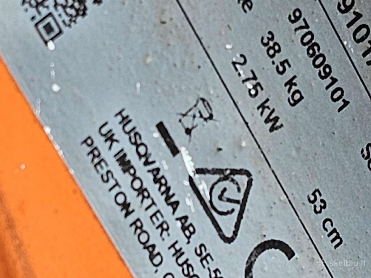 Vejapjovė Husqvarna Klippo Lb 553sqe 2026 metu - nuotraukos Nr. 5