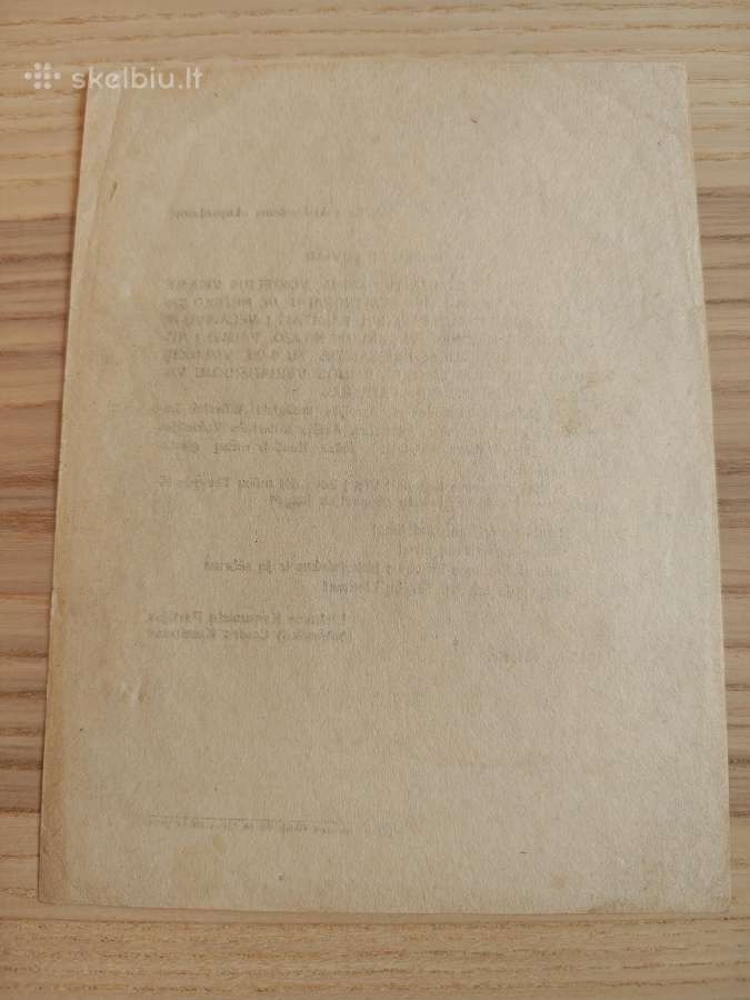 1943 m. bolševikų atsišaukimas lietuviams - nuotraukos Nr. 2