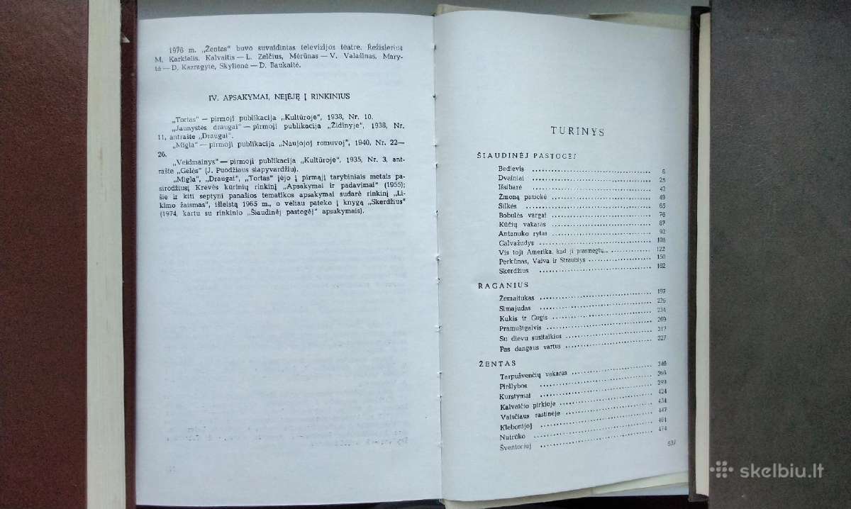 V. Krėvė. Skerdžius. 1982 m. leid. - nuotraukos Nr. 8