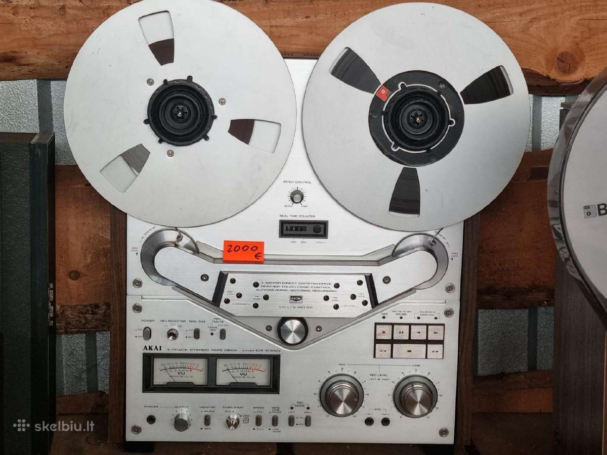 Juostiniai magnetofonai akai ir revox - nuotraukos Nr. 2