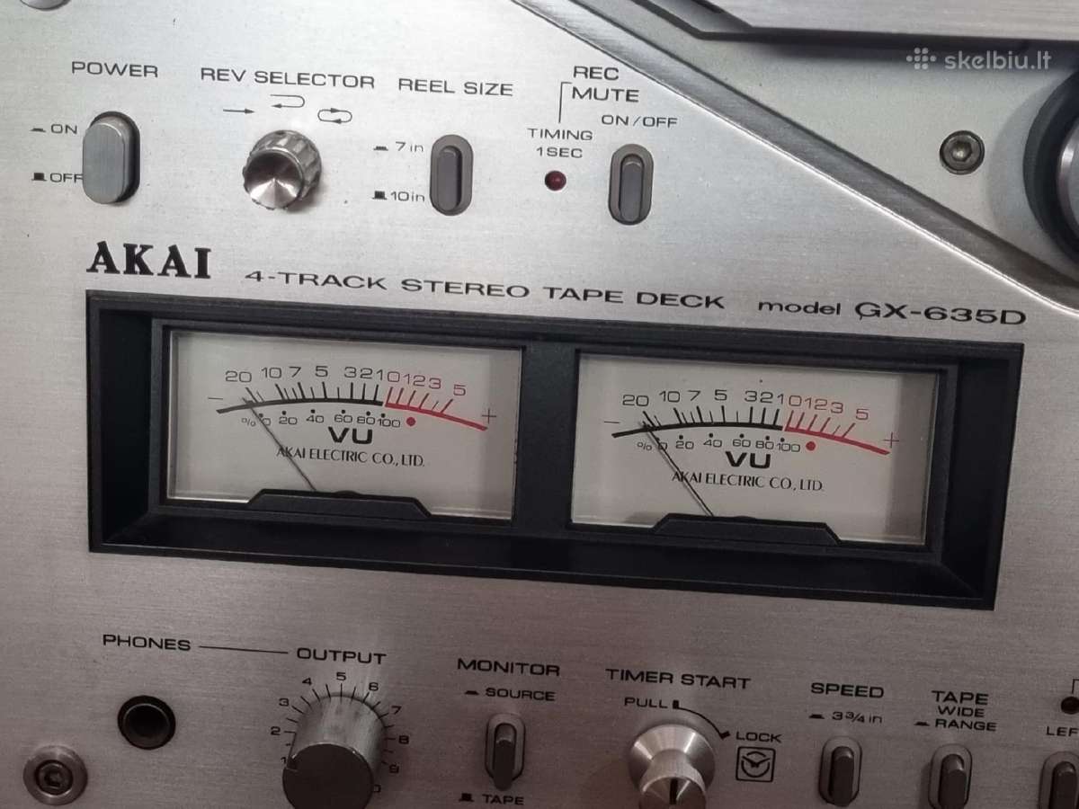 Juostiniai magnetofonai akai ir revox - nuotraukos Nr. 3