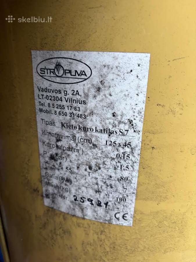Parduodu naudotą Stropuva S7 - nuotraukos Nr. 3