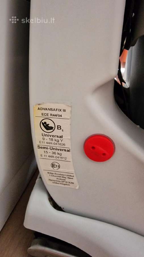 Britax romer advansafix III - nuotraukos Nr. 3