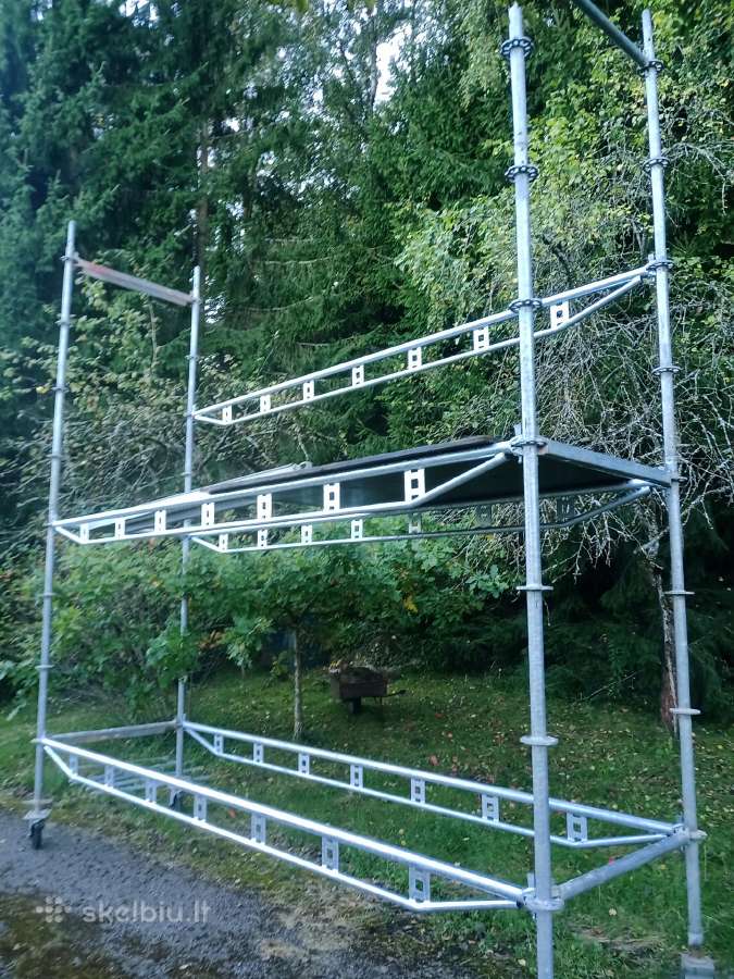 Mūrininkų pastoliai 4m aukštis,4m ilgis - nuotraukos Nr. 6