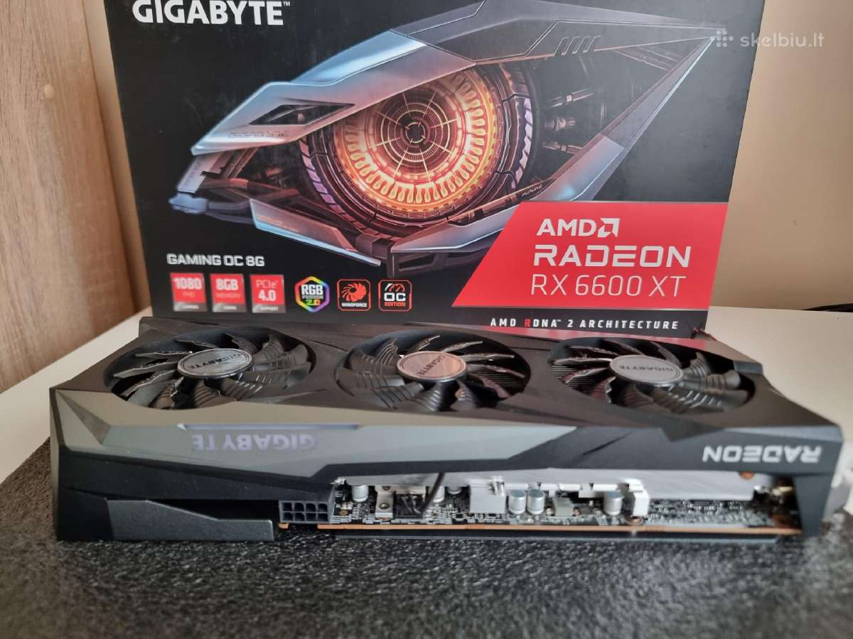 Gigabyte Rx 6600xt - nuotraukos Nr. 6