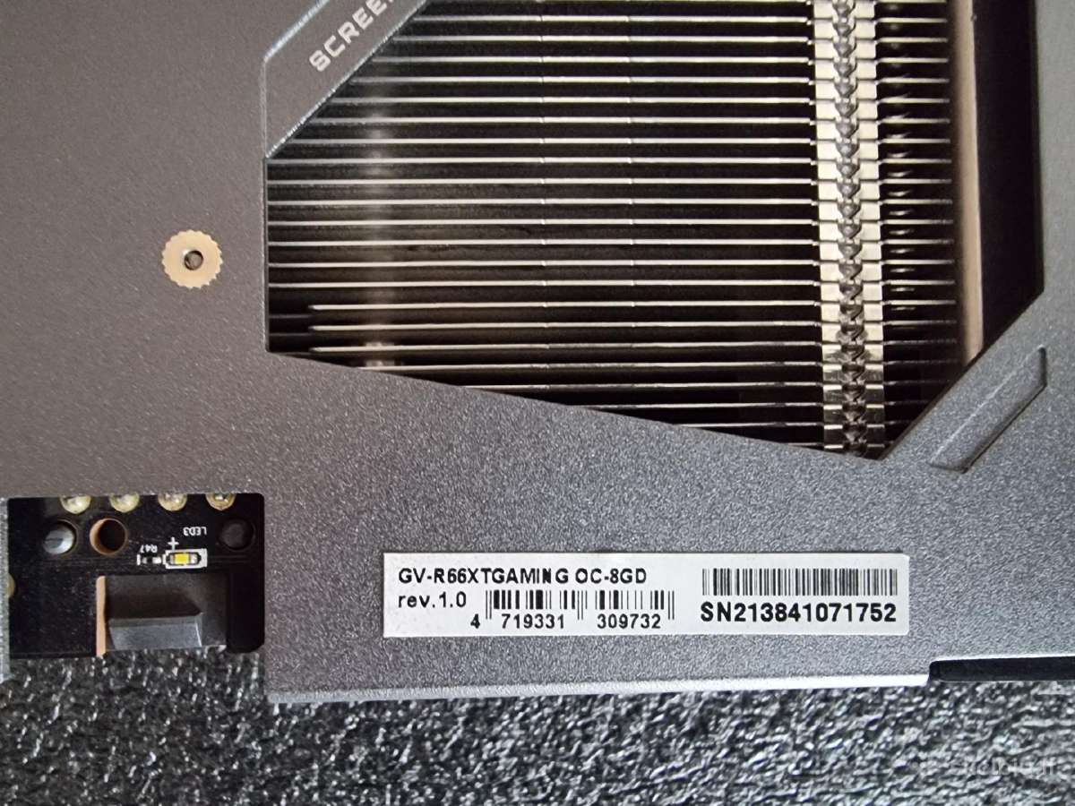 Gigabyte Rx 6600xt - nuotraukos Nr. 10
