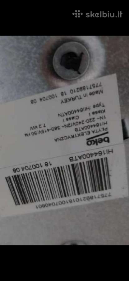 Beko indukcinė kaitlentė Hii64400atb - nuotraukos Nr. 5
