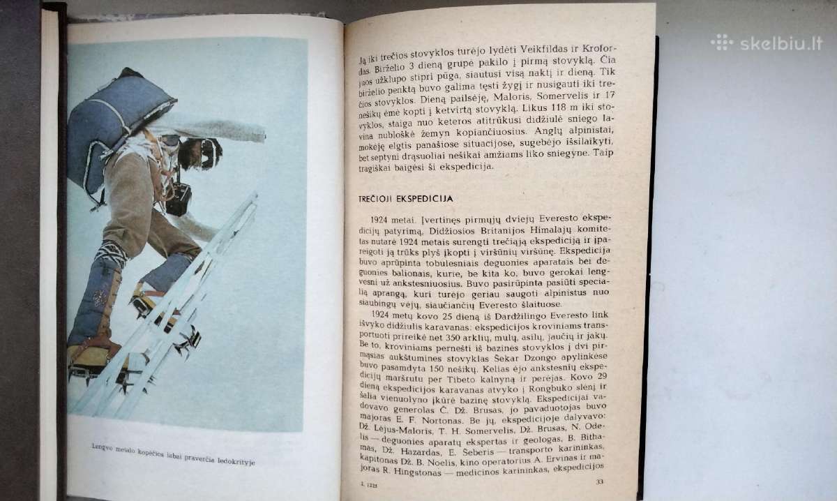 A. Jakštas. Everesto glėbyje. 1992 m. leid. - nuotraukos Nr. 8