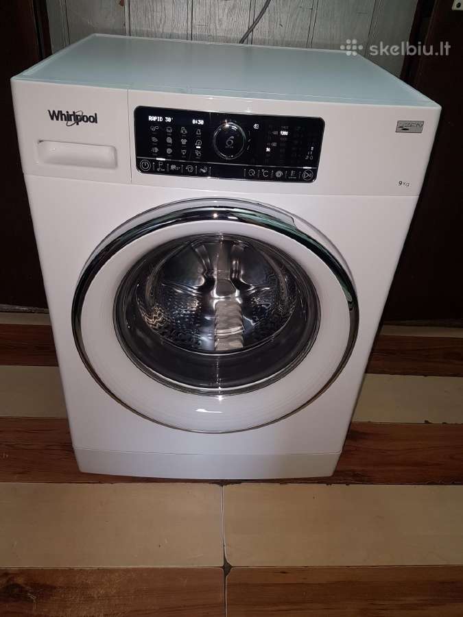 Whirlpool 9 kg skalbimo mašina, 1400 Rpm - nuotraukos Nr. 9