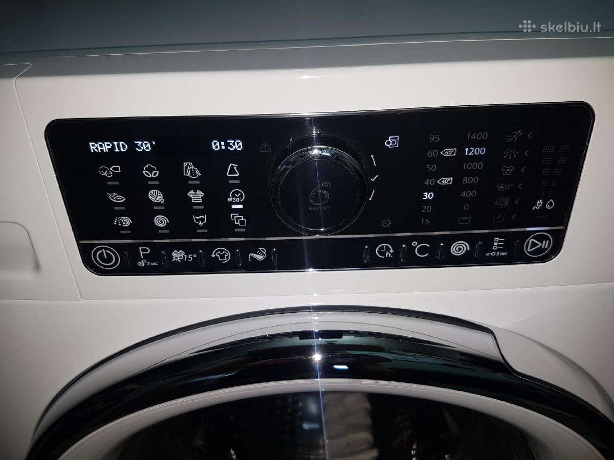 Whirlpool 9 kg skalbimo mašina, 1400 Rpm - nuotraukos Nr. 3