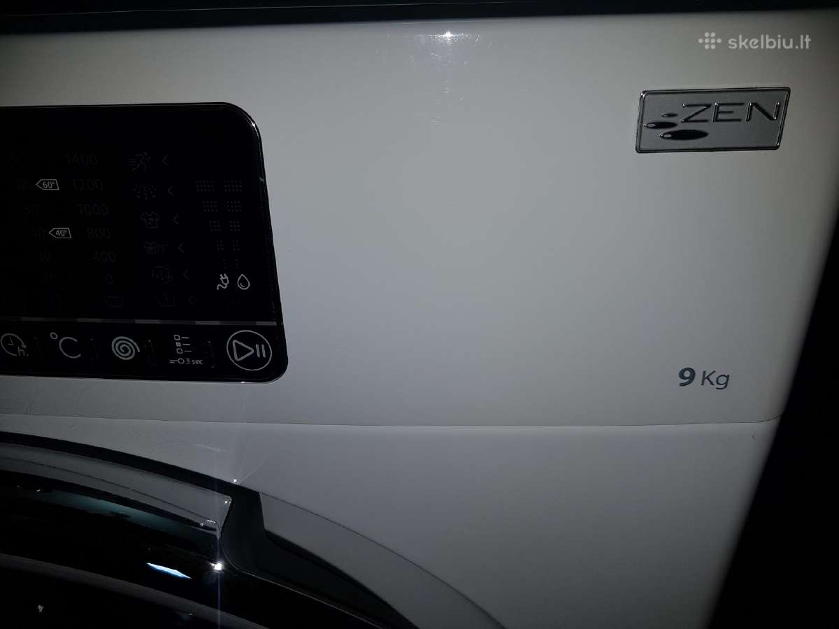 Whirlpool 9 kg skalbimo mašina, 1400 Rpm - nuotraukos Nr. 4