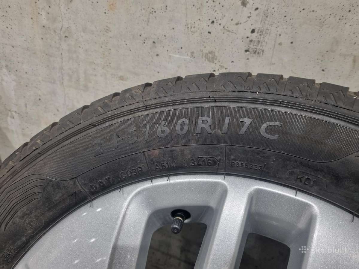 Parduodami originalus Renault Trafic R17 ratai. - nuotraukos Nr. 6