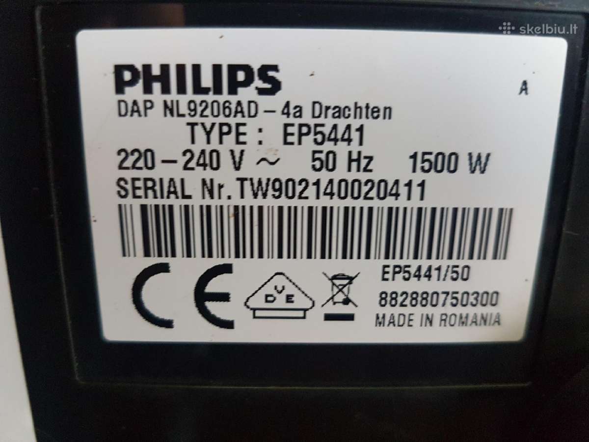 Philips 5400 series automatinis kavos aparatas - nuotraukos Nr. 4