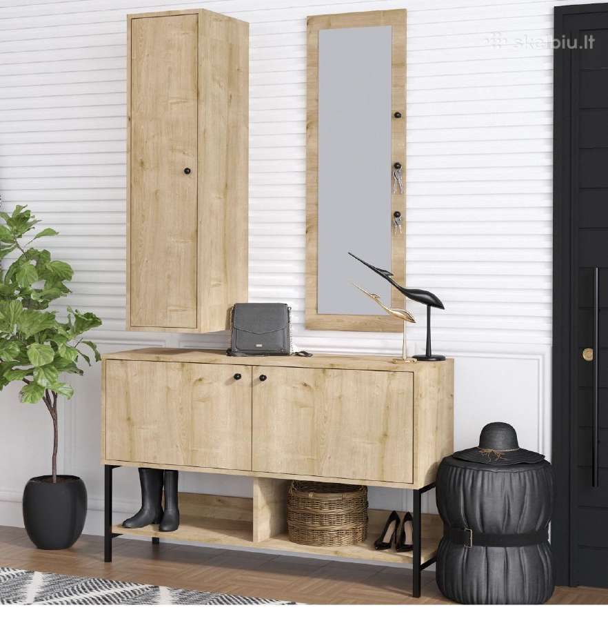 Batu deze su veidrodziu ir papildoma spintele - nuotraukos Nr. 2