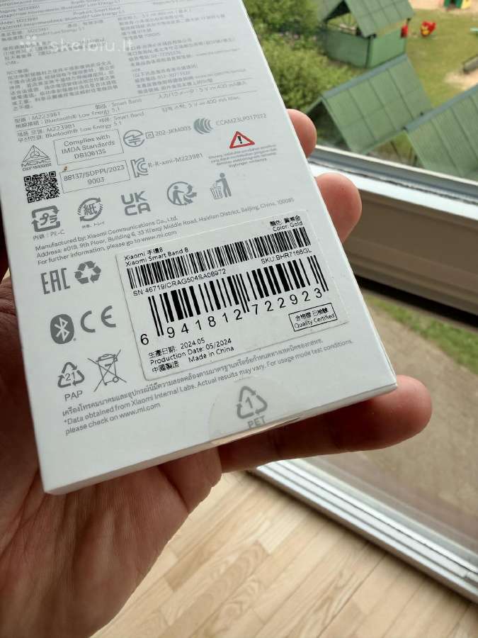 Naujos Xiaomi Mi Band 8 išmanioji apyrankė - nuotraukos Nr. 4