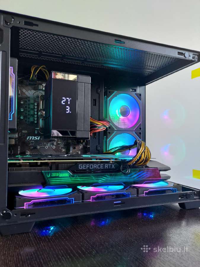 Stacionarus žaidimų kompiuteris R5 5500 Rtx 3070ti - nuotraukos Nr. 3