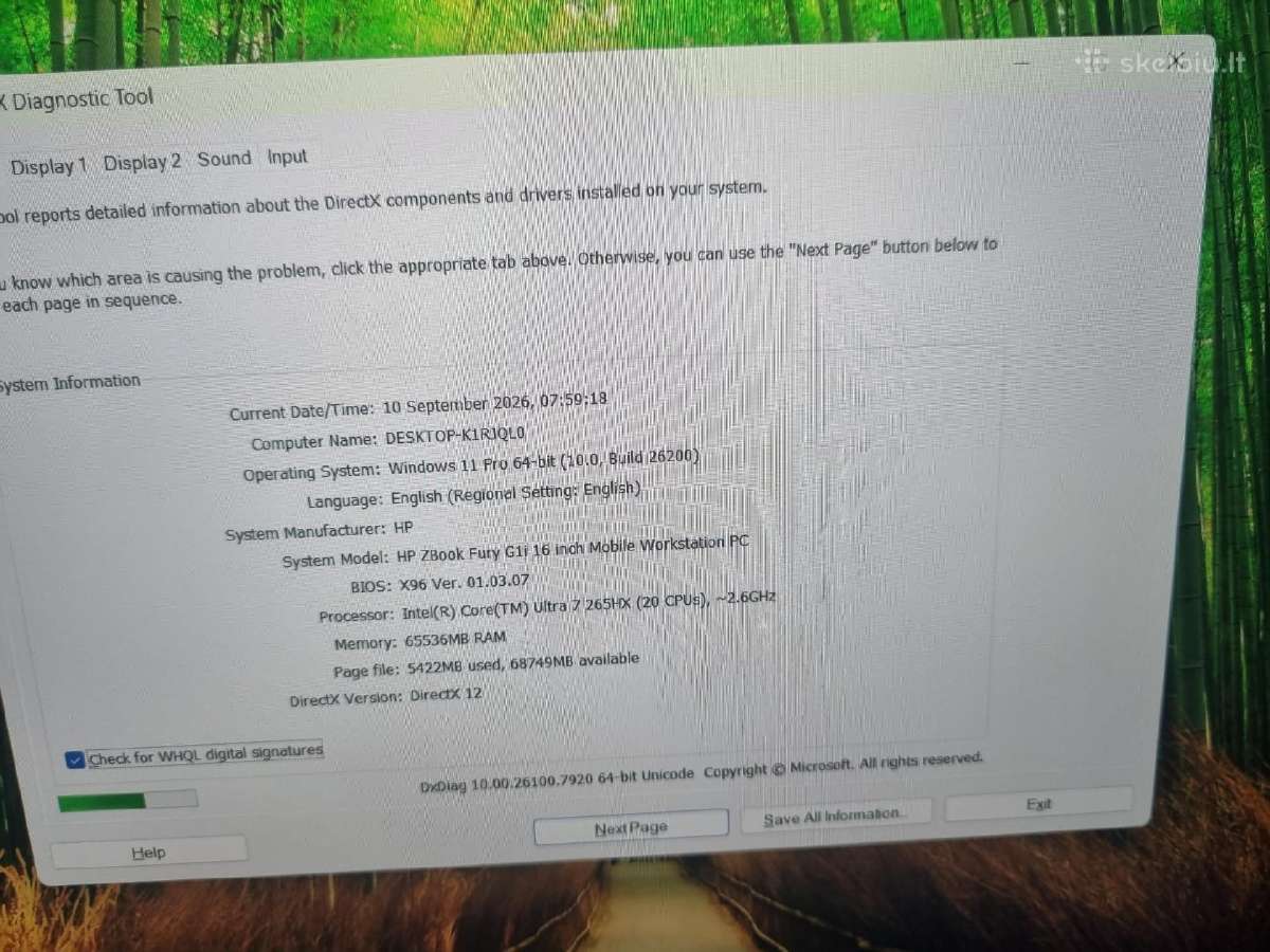 Hp zbook fury g1i 16 Naujas - nuotraukos Nr. 8