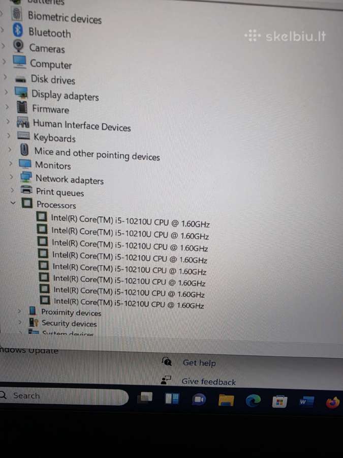 Lenovo X1 Carbon 8. i5- 10210u. 16/256 GB. - nuotraukos Nr. 7