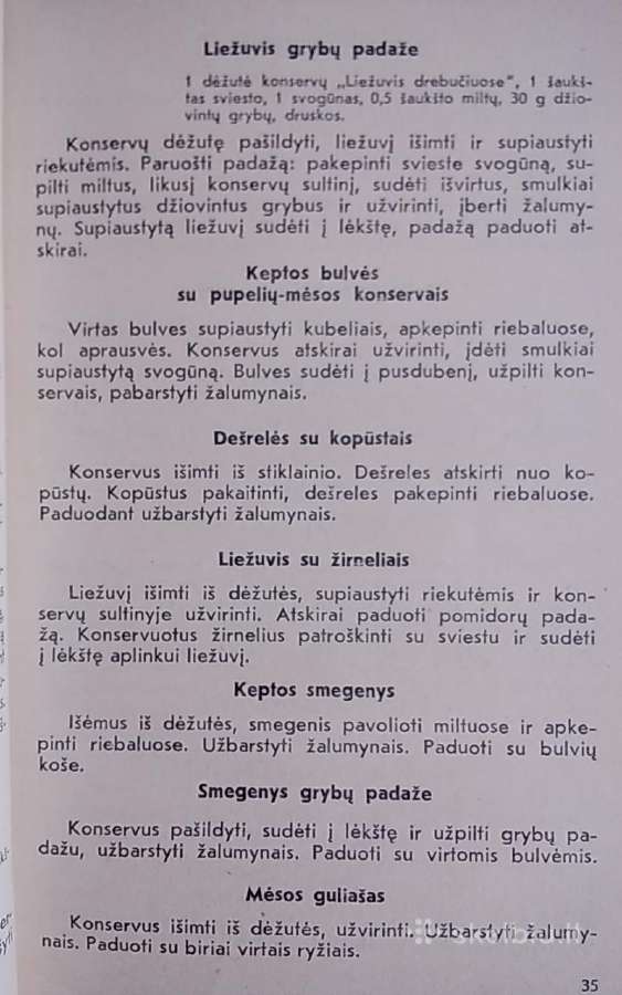 Konservai ir pusgaminiai mūsų virtuvėje - nuotraukos Nr. 9