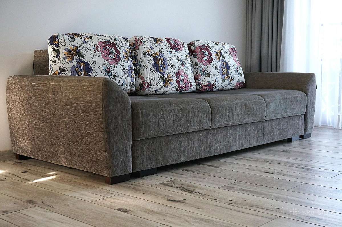 Magres-baldai Plati sofa-lova+galimas Pristatymas - nuotraukos Nr. 2