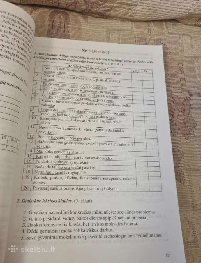 Pasirengimo lietuvių kalbos egzaminui užduotys - nuotraukos Nr. 3