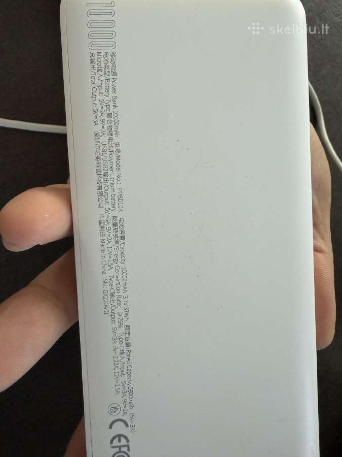 Nešiojama baterija 10000mah 20w - nuotraukos Nr. 2