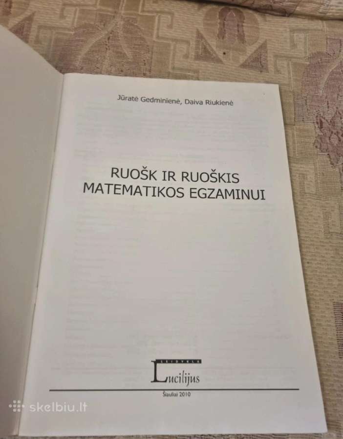Ruošk ir ruoškis matematikos egzaminui - nuotraukos Nr. 2