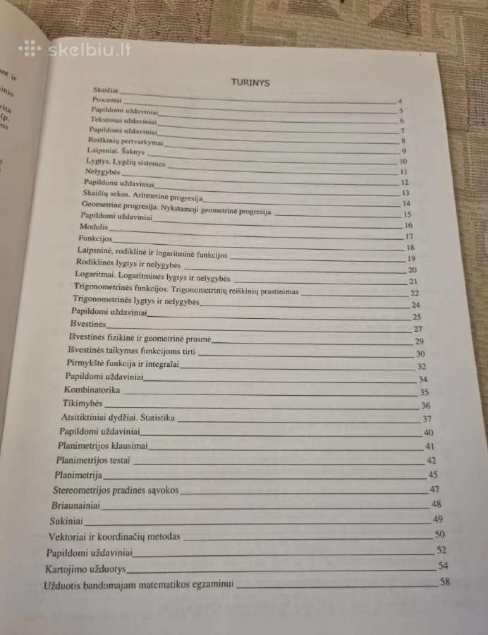 Ruošk ir ruoškis matematikos egzaminui - nuotraukos Nr. 3