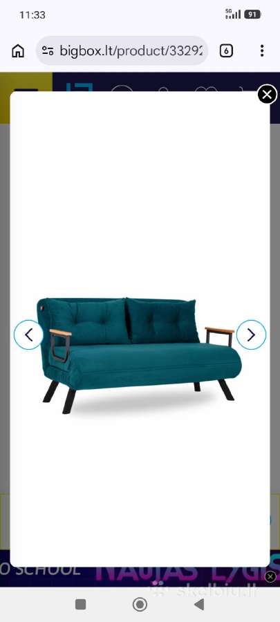 Sofa lova dvivietė parduodu Klaipėda - nuotraukos Nr. 12