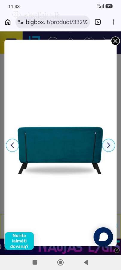 Sofa lova dvivietė parduodu Klaipėda - nuotraukos Nr. 16