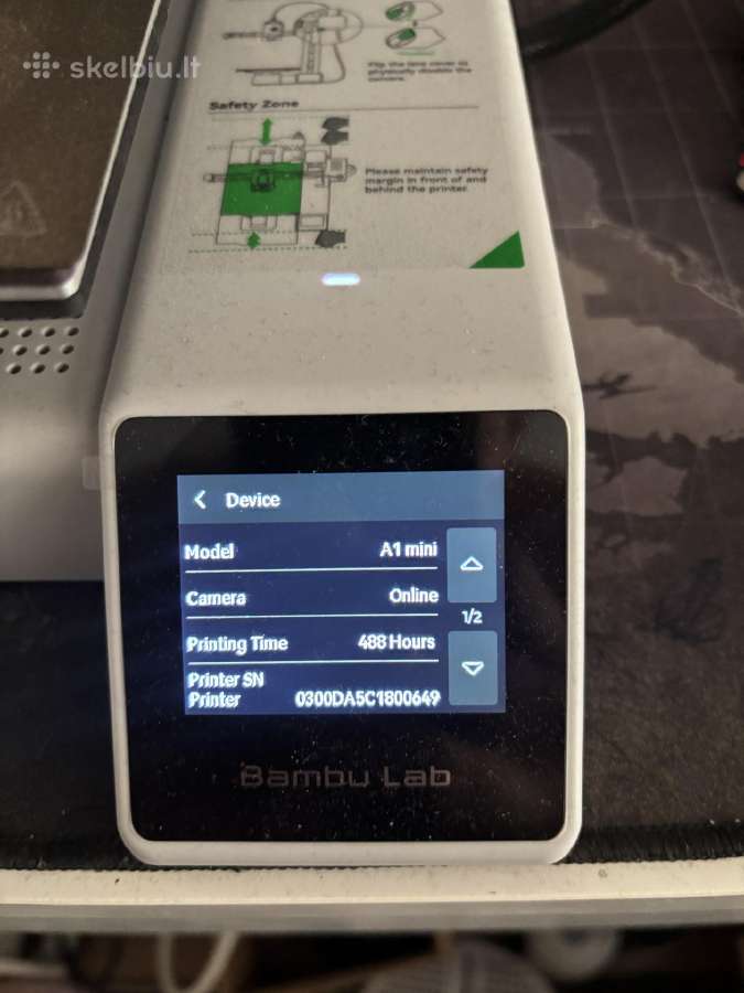 Bambulab A1 mini - nuotraukos Nr. 4