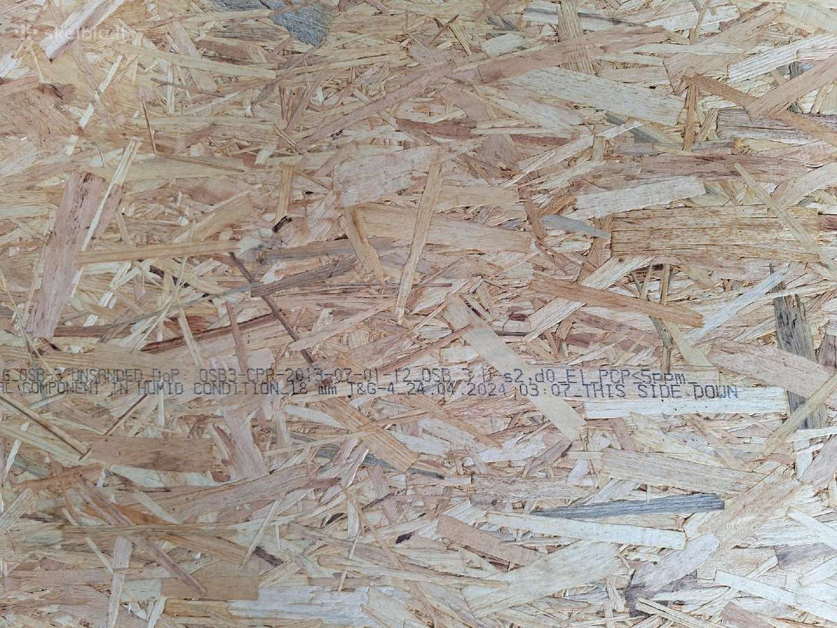 Osb ploštės 18 mm storio 2500x625mm 2 vnt. - nuotraukos Nr. 2
