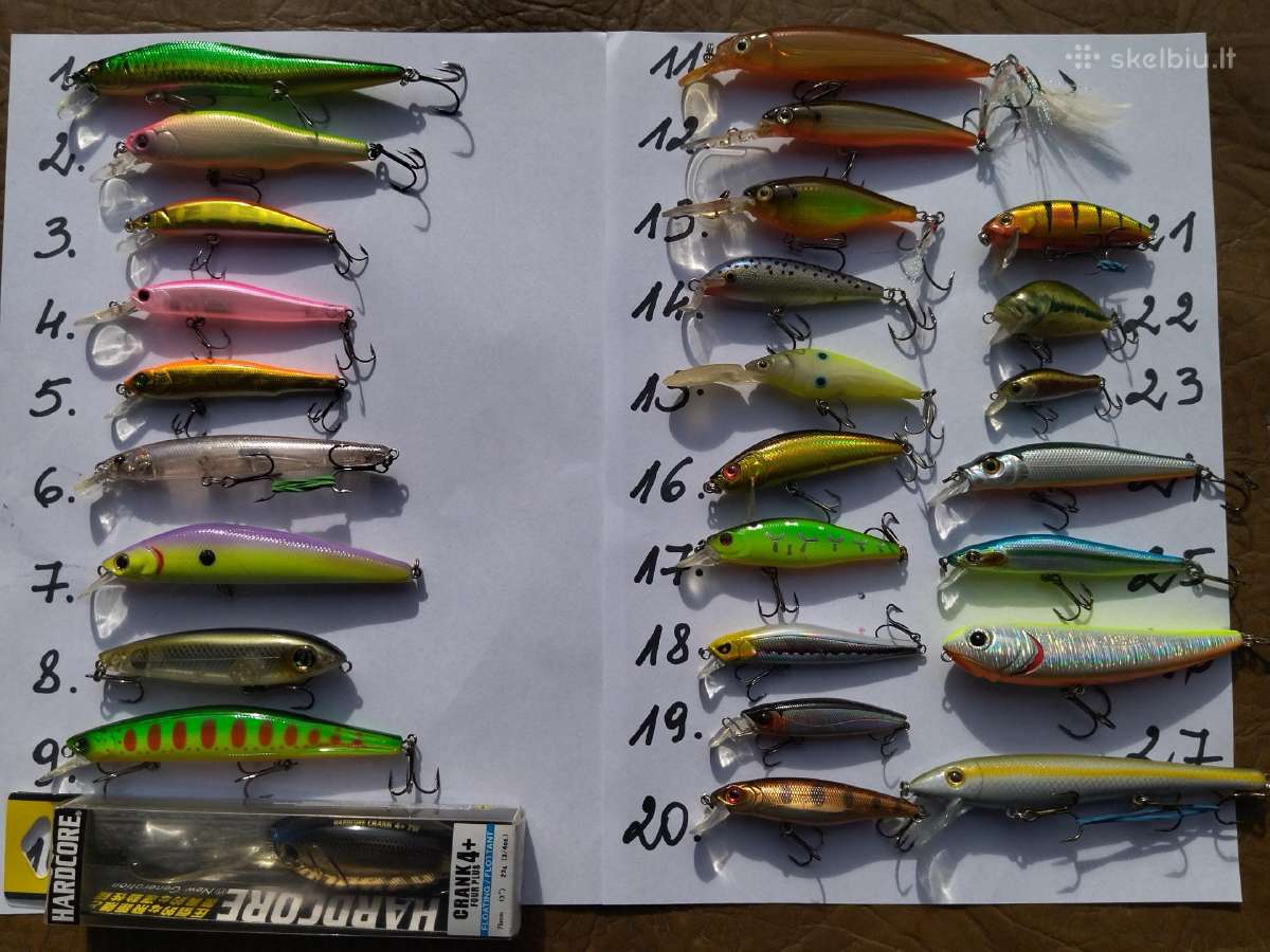 Evergreen, megabass, lucky craft ir kt. vobleriai - nuotraukos Nr. 2