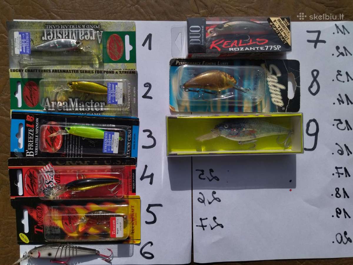 Evergreen, megabass, lucky craft ir kt. vobleriai - nuotraukos Nr. 3
