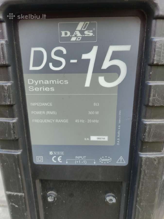Garso kolonėlės Das audio DS -15 - nuotraukos Nr. 6