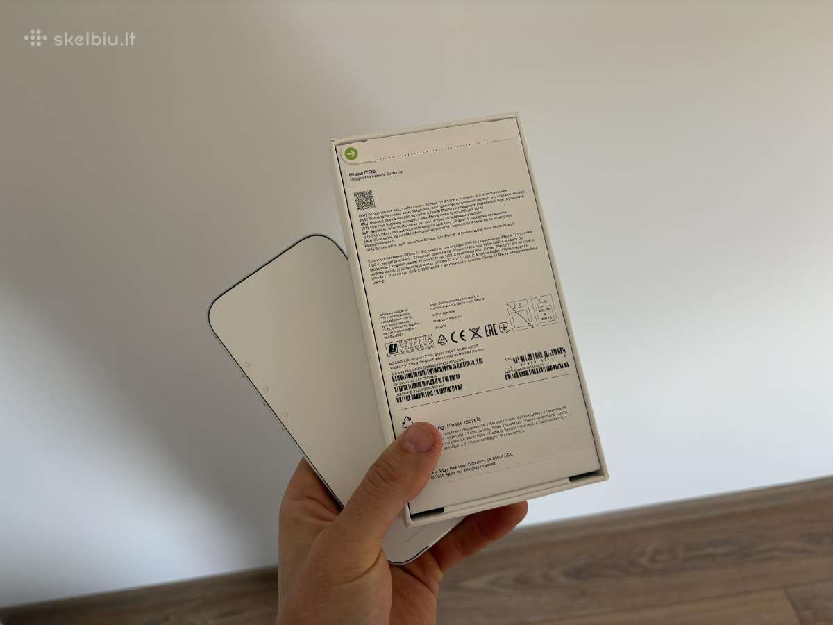 iPhone 17 Pro 256 GB Silver (sidabrini ) - nuotraukos Nr. 2