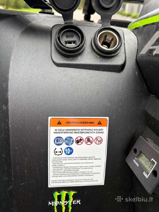 Keturatis 250 cc kaip naujas nuvaziuota tik 100km. - nuotraukos Nr. 8
