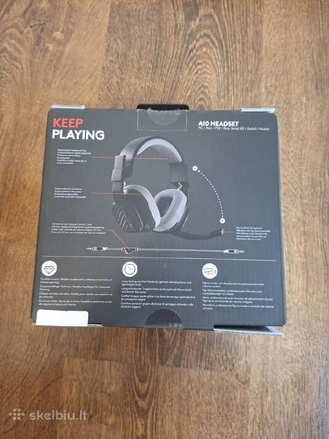 Ausines Logitech A10 - nuotraukos Nr. 2