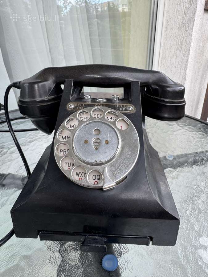 Vintažinis vokiškas telefono aparatas labai geras - nuotraukos Nr. 2