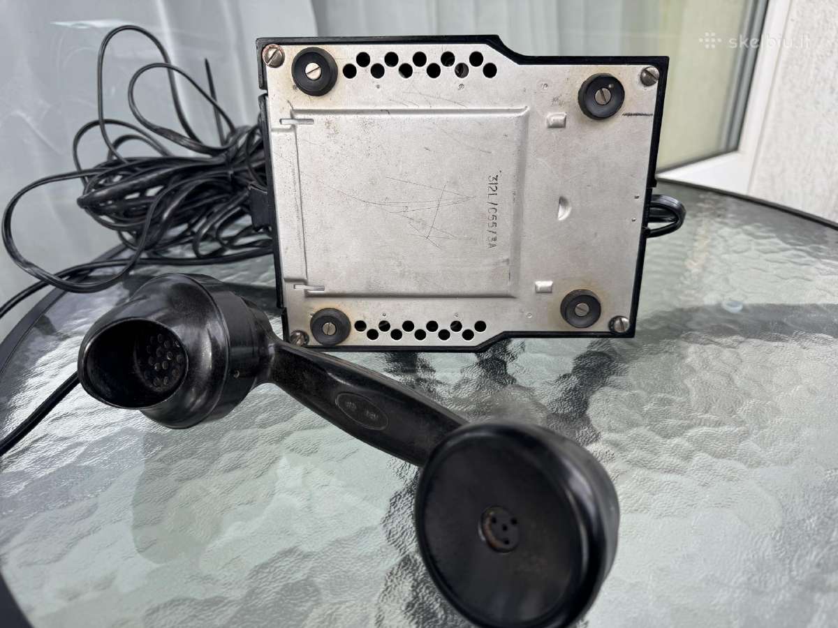 Vintažinis vokiškas telefono aparatas labai geras - nuotraukos Nr. 5