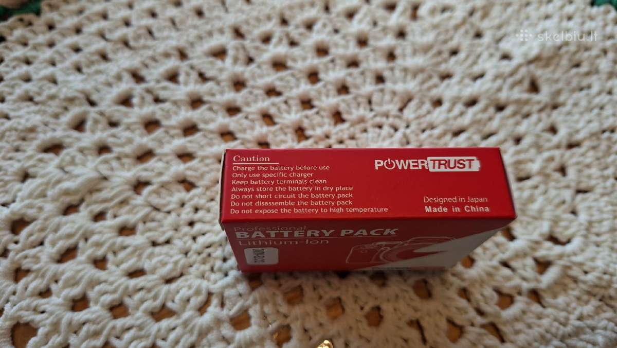 Powertrust Dmw-blc12 7.2v 1500mah akumuliatorius - nuotraukos Nr. 5