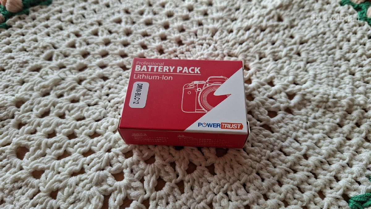 Powertrust Dmw-blc12 7.2v 1500mah akumuliatorius - nuotraukos Nr. 3