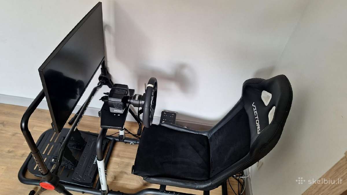 Sim racing setup Moza R3 Victory Simulator Cockpit - nuotraukos Nr. 3