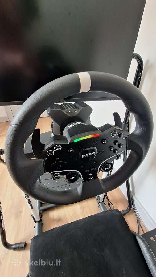 Sim racing setup Moza R3 Victory Simulator Cockpit - nuotraukos Nr. 4