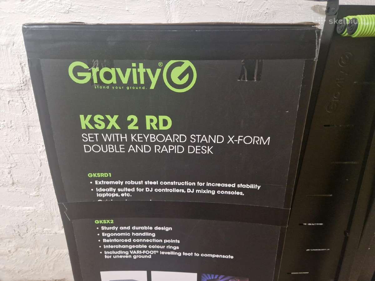 Parduodu D J stalas Gravity Ksx 2 Rd - nuotraukos Nr. 10
