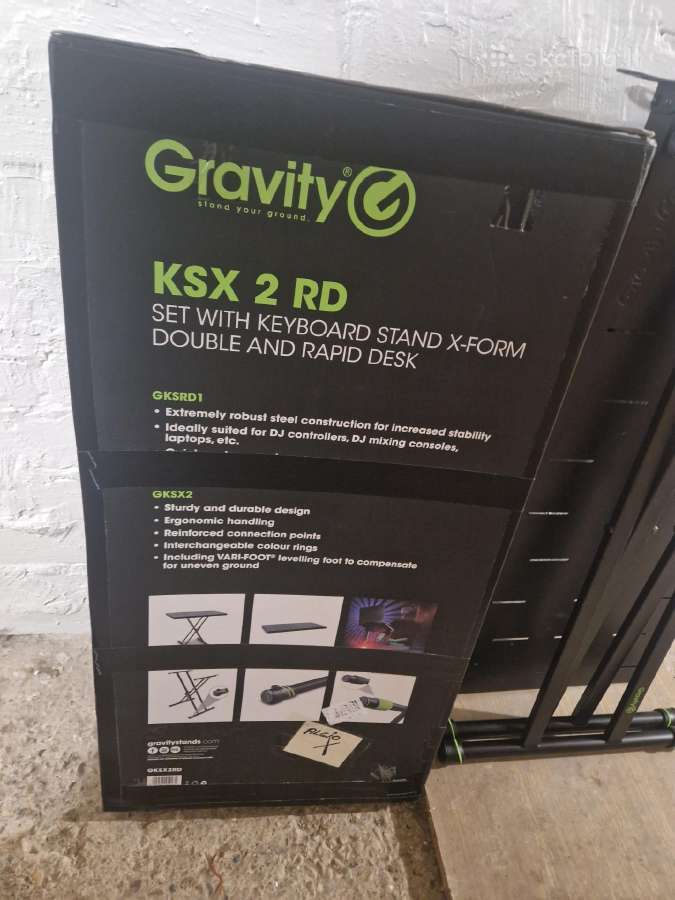 Parduodu D J stalas Gravity Ksx 2 Rd - nuotraukos Nr. 12