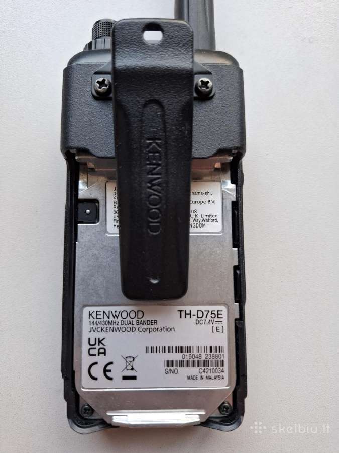 Nešiojama Radijo Stotelė Kenwood Th-d75e - nuotraukos Nr. 7